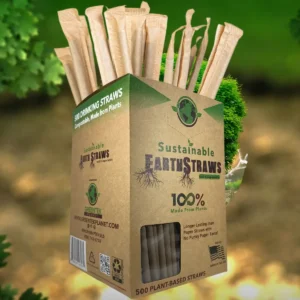 EarthStraws - 7.75" Individual Wrapped Case