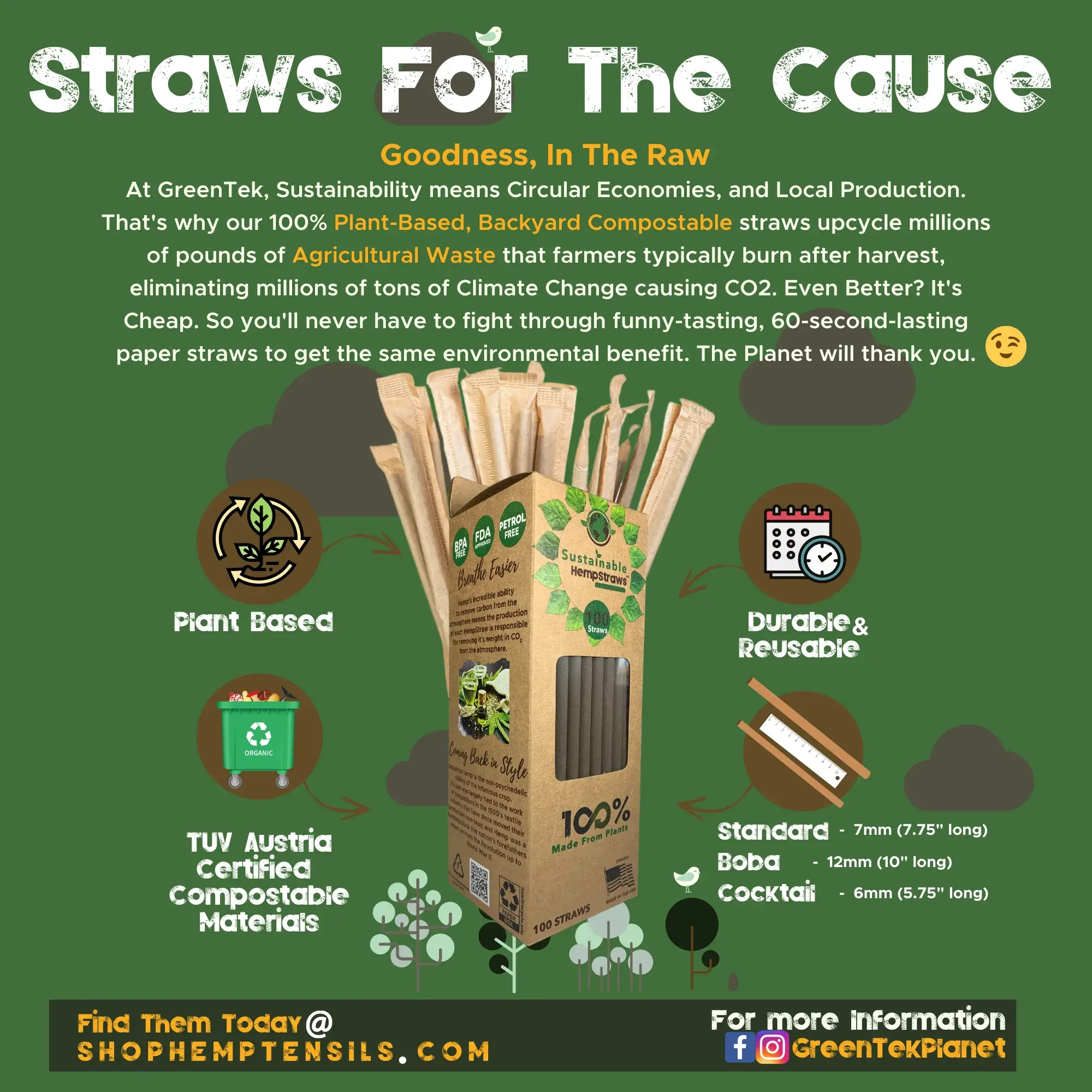 Hemp Straws