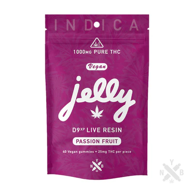 Not Your Bakery (NYB) Jelly D9XP Live Resin Passion Fruit Gummies 1000mg