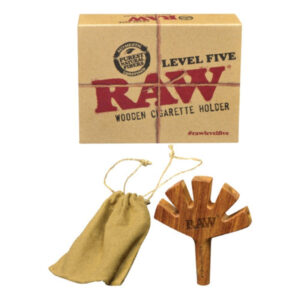 RAW WOODEN CIGARETTE HOLDER LEVEL FIVE