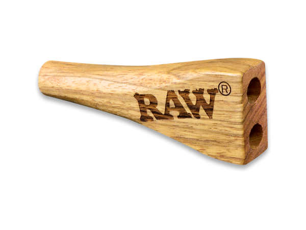 RAW Double Barrel Wooden Cigarette Holder 3.15" - Image 3